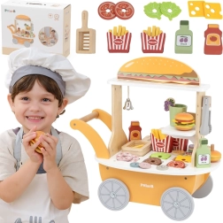Viga Wooden Hamburger Stand