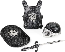 Рицарски комплект с шлем и доспехи