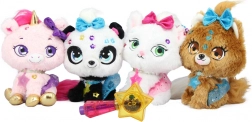 Блестящи плюшени играчки, микс 4 бр.