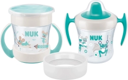 Детска чашка NUK Mini Cups 3в1 360° неутрална