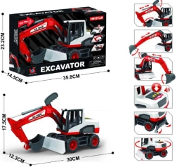 Toy – excavator with moving bucket, light and sound