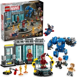 LEGO® Marvel 76315 Железният човек и неговата лаборатория: Залата с броните