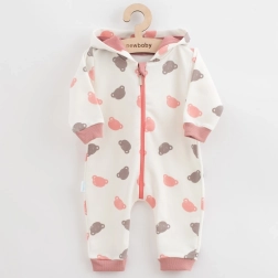 Baby sweat jumpsuit New Baby Little One pink