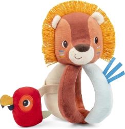 Lilliputiens rattle Lion Jack and Parrot