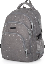 Ученическа раница Oxy Scooler grey geometric