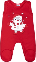 Бебешки памучни ританки New Baby Winter Penguin