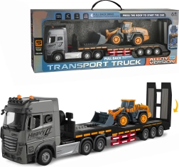 Metal car carrier truck with loader 1:24