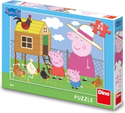 пъзел Peppa Pig – кокошки, 24 части