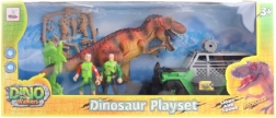 Battery-Powered Dinosaur and Off-Road Vehicle Playset