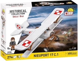 Конструктор на самолет Nieuport 17 C.1 – исторически биплан в полски окраски (1:32)