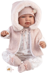 Llorens New Born реалистична бебешка кукла със звуци