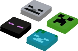 Pixie Crew Minecraft комплект резервни мултипиксели Enderman