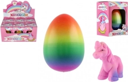 Люпещ се еднорог пластмасов 7x10 см в кутия