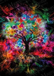 Colorful Tree Puzzle 1000 Pieces
