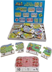 Wooden Subtraction Puzzle - 30 Pieces