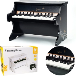 Classic World Children's Piano – black wooden