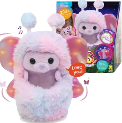 Curlimals Flutter Wonders мече Бела интерактивна плюшена играчка 18 см