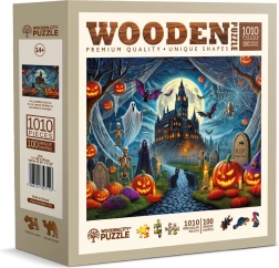 WOODEN CITY Wooden Puzzle Halloween Castle 1010 pieces