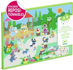 Djeco sticker crafting musicians
