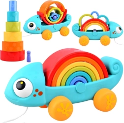 Rainbow Chameleon Montessori Puzzle 18m+