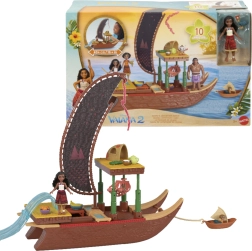 Комплект фигура и аксесоари Disney VAJANA 2 Adventure Canoe, 10 части