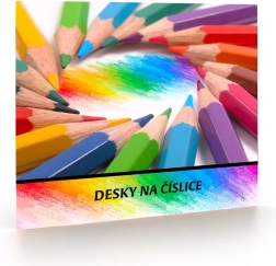 Папки за цифри за първокласници Пастели