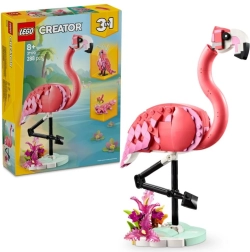 LEGO Creator 3 в 1 31170 Диви животни: Розов фламинго