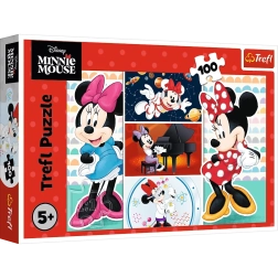 Puzzle 100 Pieces Fun MINNIE DISNEY by Trefl