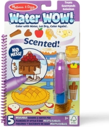 Водна книжка за оцветяване Water WOW! с аромат – Лакомства