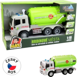 Цистерна с инерционно задвижване със светлина и звук