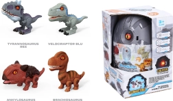 Dinosaur in an egg with light and sound effects – building kit