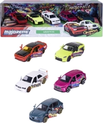 Majorette Graffiti gift set 5 cars 1:64