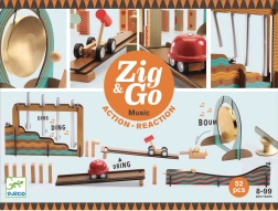 Wooden Track Zig Go Music 52 Pieces Djeco