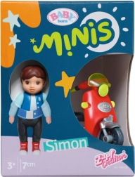 BABY born Minis комплект със скутер и кукла Simon, 7 см