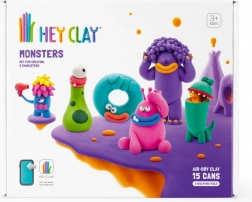 Hey Clay Monsters – комплект пенлив пластилин за деца