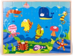 TOP BRIGHT Wooden Puzzle Ocean, 35 Pieces