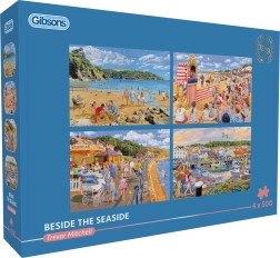 Пъзел GIBSONS „Край морето“ 4×500 части