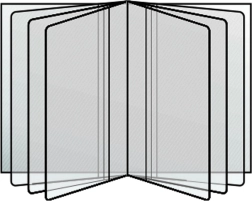 Прозрачен калъф за документи 80x115mm