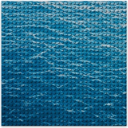 Дизайнерска подложка за строене BRIXIES Plus – Вода 25,5 x 25,5 см