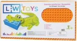 Оранжева строителна подложка JUNIOR 16x32 точки