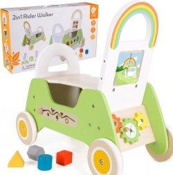 Дървена проходилка 2-в-1 MONTESSORI CLASSIC WORLD