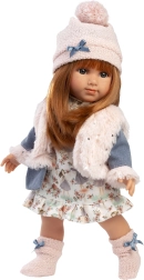 Реалистична кукла с меко платнено тяло 35 см Llorens NICOLE