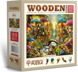 Дървен пъзел Wooden City Гъбено царство на чудесата 1010 части