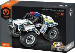 Конструктор iM.Master полицейски автомобил с обратното навиване, 199 елемента