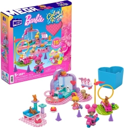 Сглобяем комплект MEGA Barbie Color Reveal – Тренировка и грижа за животни