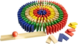 Дървено цветно домино 400 елемента 2Kids Toys
