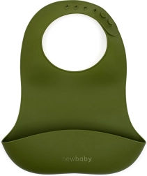 Силиконов лигавник New Baby маслинено зелен