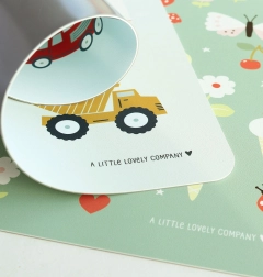 Подложка за хранене с мотив на превозни средства A Little Lovely Company