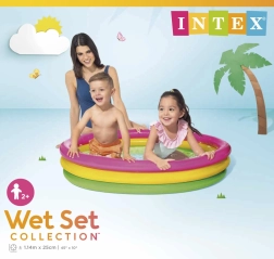 Детски надуваем басейн Intex 147 × 33 см с три пръстена