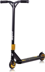 Фрийстайл тротинетка LIONELO Whizz Black Carbon Yellow